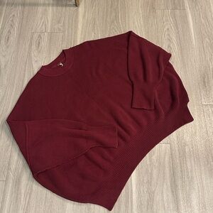 Women's Burgundy Sweater